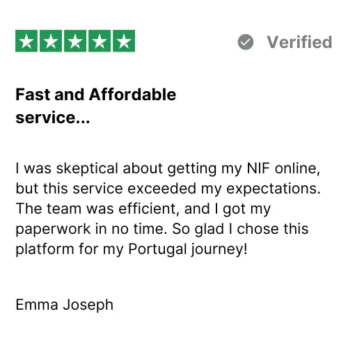 NIF PORTUGAL ONLINE (nifportugal.net)
Emma Joseph Reviews 