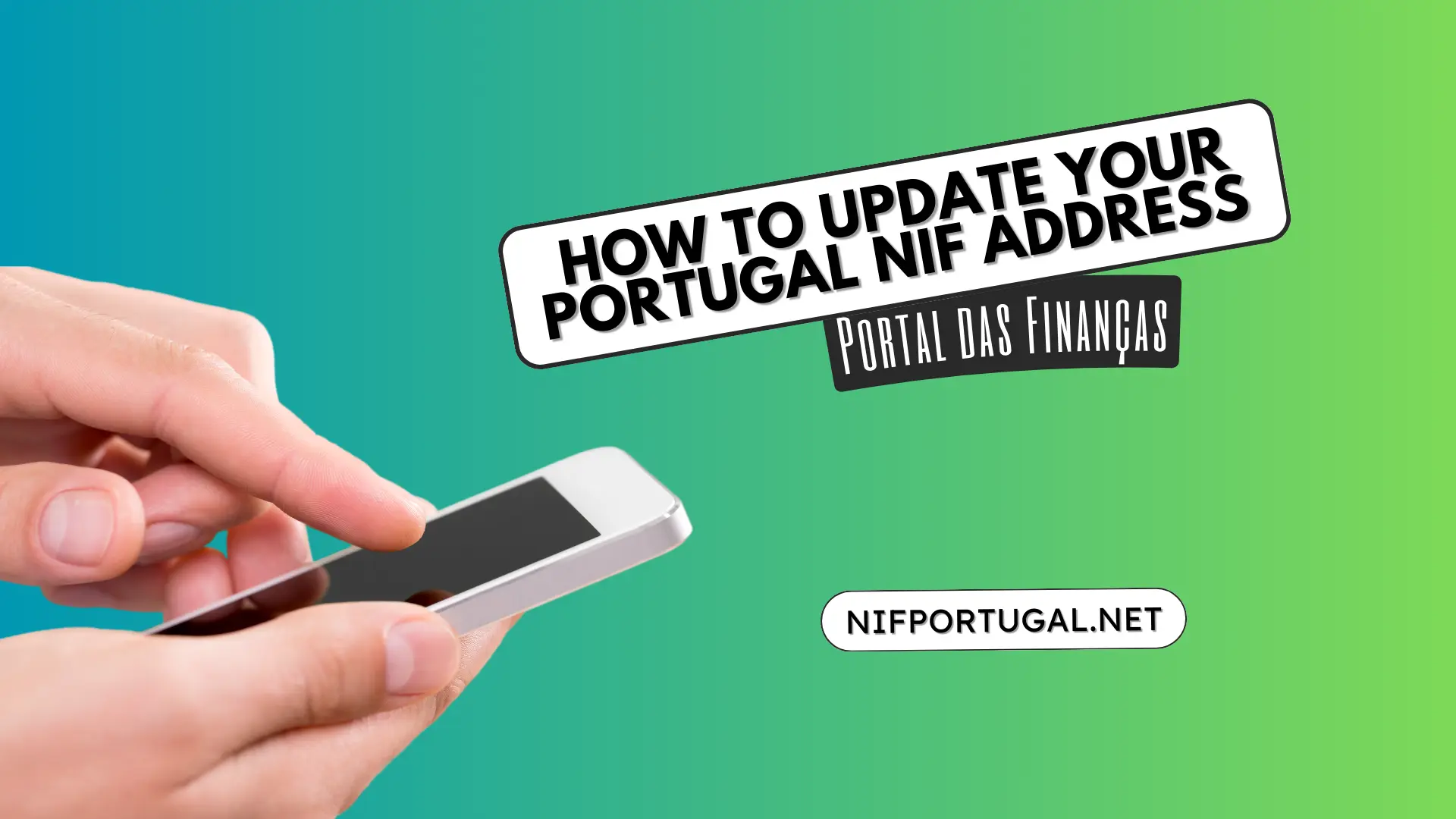 How to update your Portugal NIF Address on Portal das Finanças